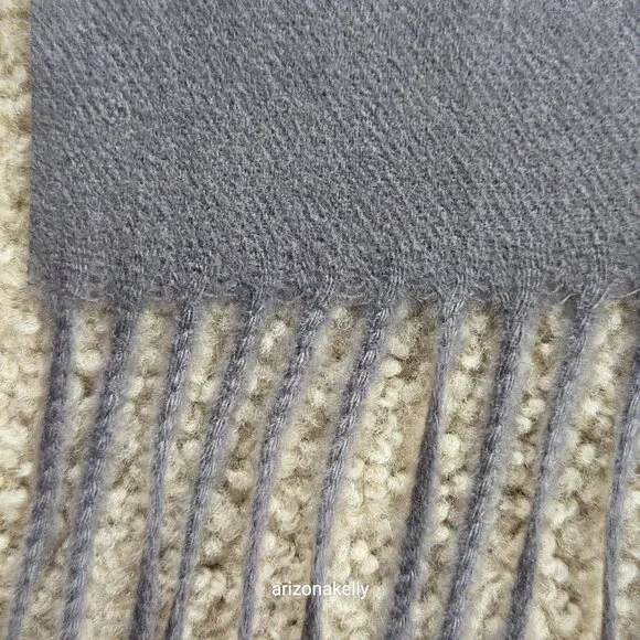 NWOT Cashmere Scarf With Chain Stitch Embroidery Colorful Woven - Picture 10 of 14